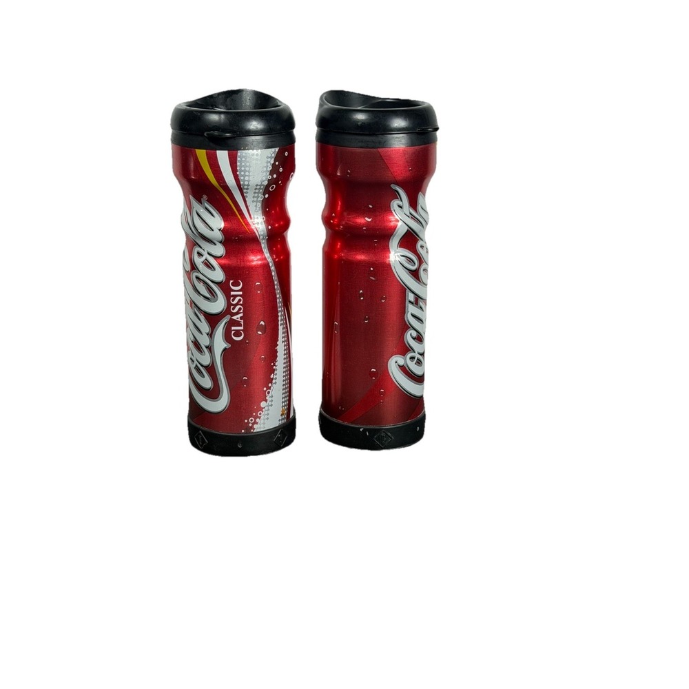 Coca-Cola Classic Travel Mugs Red White Black Collectible Cup Soda Theme